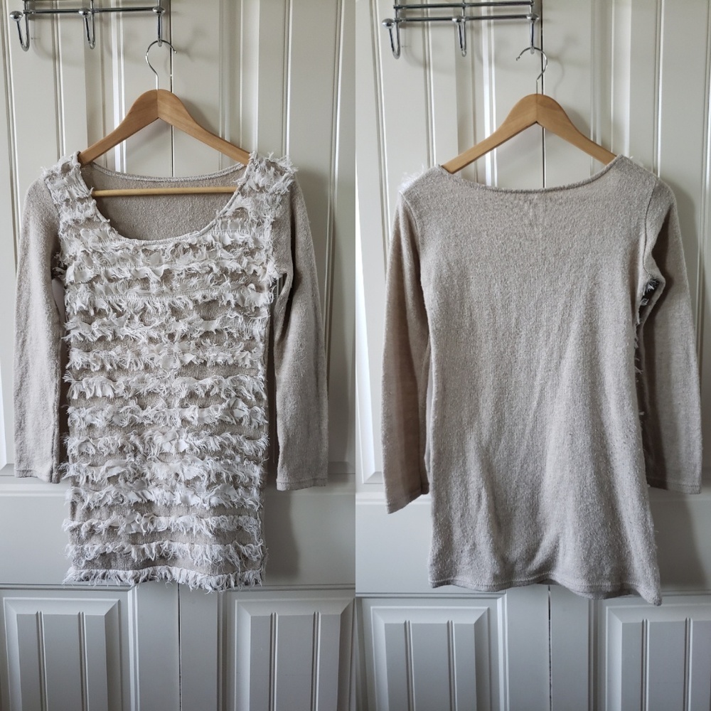 Long sweater (great with leggings)